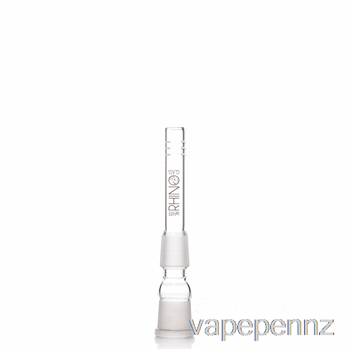 White Rhino 19/19 Glass Downstem 3.5inch VAPE NZ